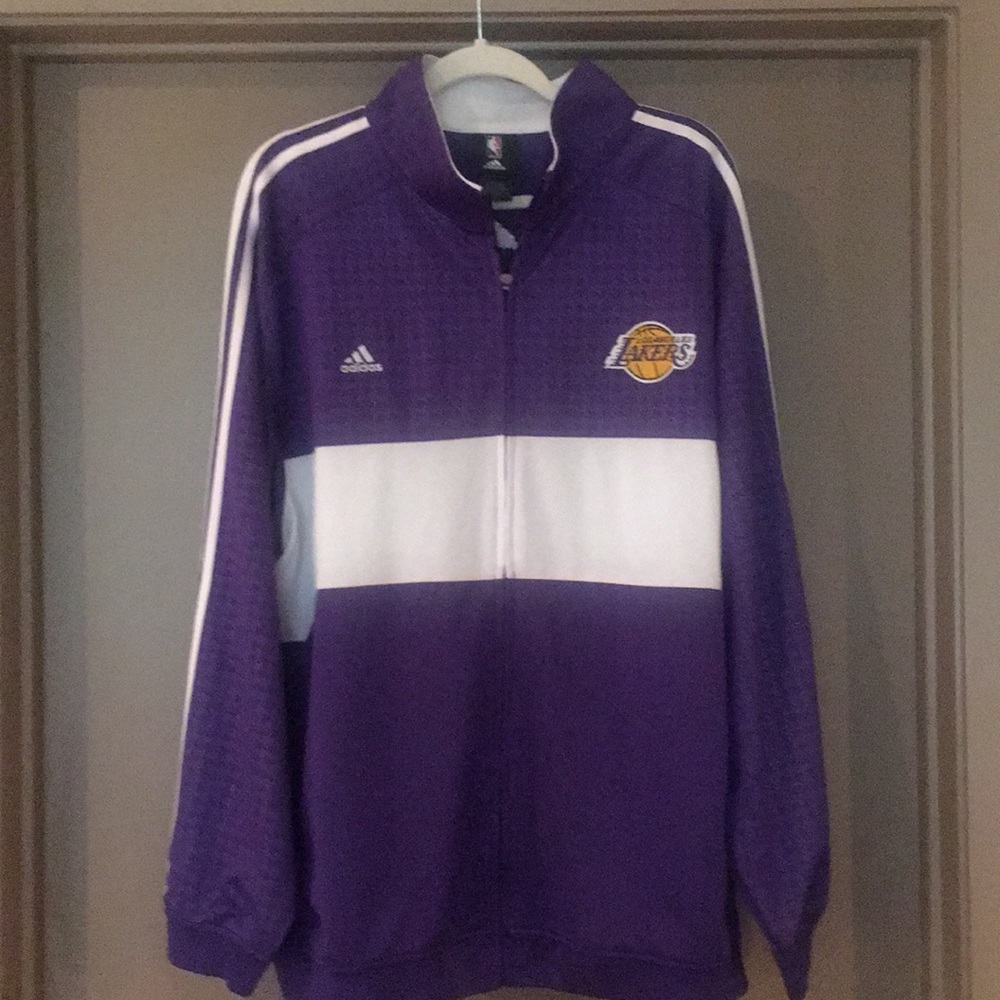 Official NBA Lakers Warm-up Jacket by Adidas